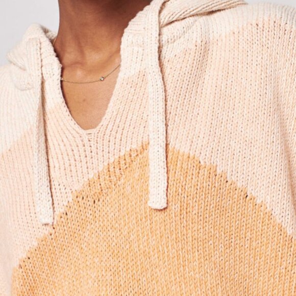 Beach Surf Sweater Hoodie - Marled Mountains -  Lg - Picture 4 of 11